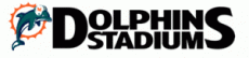 Miami Dolphins 2005-2006 Stadium Logo heat sticker