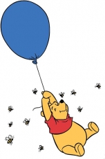 Disney Pooh Logo 35 heat sticker