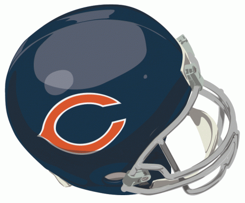 Chicago Bears 1974-1982 Helmet Logo custom vinyl decal