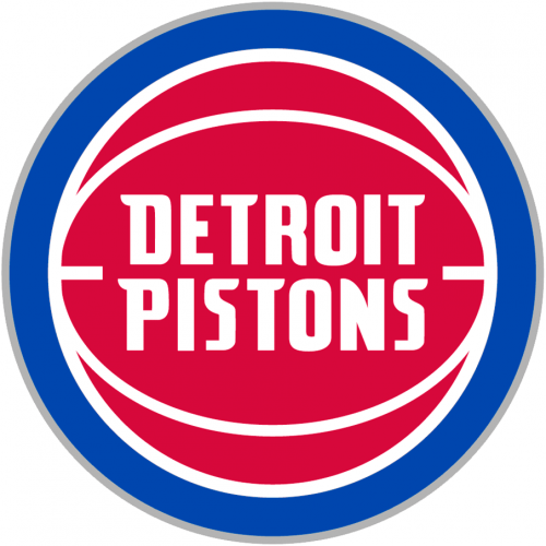 Detroit Pistons 2017-2018 Pres Primary Logo heat sticker