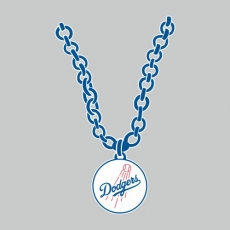 Los Angeles Dodgers Necklace logo custom vinyl decal