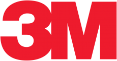 3M brand logo 01 heat sticker