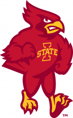 Iowa State Cyclones 2008-Pres Mascot Logo heat sticker