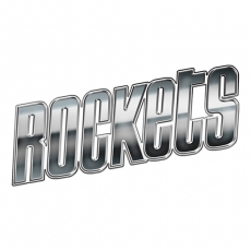 Houston Rockets Silver Logo heat sticker