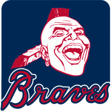 Atlanta Braves 1987-1989 Alternate Logo heat sticker