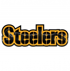 Pittsburgh Steelers Crystal Logo heat sticker