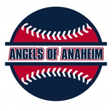 Baseball Los Angeles Angels of Anaheim Logo custom vinyl decal