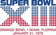 Super Bowl XIII Logo custom vinyl decal