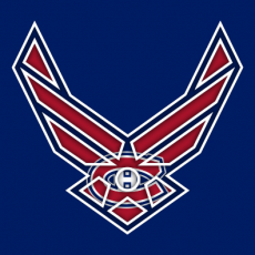 Airforce Montreal Canadiens logo heat sticker