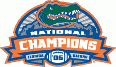 Florida Gators 2006 Champion Logo custom vinyl decal