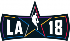 NBA All-Star Game 2017-2018 Wordmark Logo heat sticker