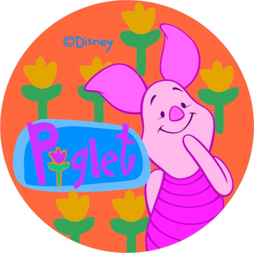 Disney Piglet Logo 02 heat sticker