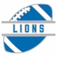 Football Detroit Lions Logo custom vinyl decal