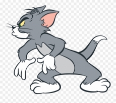 Tom and Jerry Logo 16 heat sticker