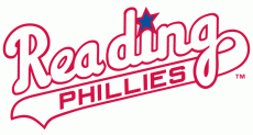 Reading Fightin Phils 1999-2007 Wordmark Logo heat sticker