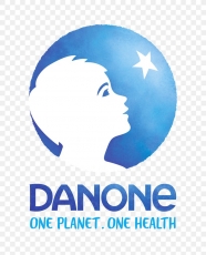 Danone brand logo 02 heat sticker