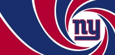 007 New York Giants logo heat sticker