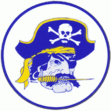 East Carolina Pirates 1988-1998 Primary Logo custom vinyl decal