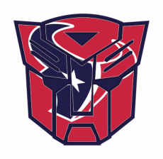 Autobots Houston Texans logo custom vinyl decal