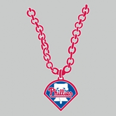 Philadelphia Phillies Necklace logo heat sticker