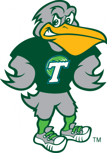 Tulane Green Wave 2014-Pres Mascot Logo custom vinyl decal