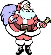 Santa Claus Logo 18 heat sticker