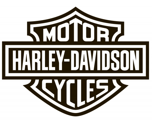 Harley Davidson brand logo 02 custom vinyl decal