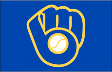 Milwaukee Brewers 2006-2019 Cap Logo heat sticker