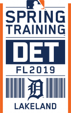 Detroit Tigers 2019 Event Logo custom vinyl decal