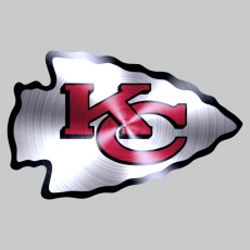 Kansas City Chiefs Stainless steel logo heat sticker
