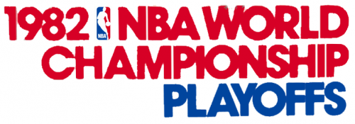 NBA Playoffs 1981-1982 Logo heat sticker
