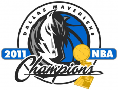 Dallas Mavericks 2010 11 Champion Logo custom vinyl decal