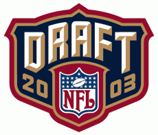 NFL Draft 2003 01 Logo heat sticker