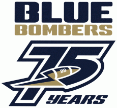 Winnipeg Blue Bombers 2005 Anniversary Logo heat sticker