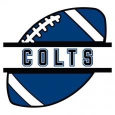 Football Indianapolis Colts Logo heat sticker