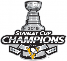 Pittsburgh Penguins 2015 16 Champion Logo heat sticker