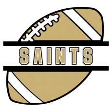 Football New Orleans Saints Logo heat sticker