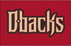 Arizona Diamondbacks 2007-2015 Jersey Logo custom vinyl decal