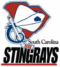South Carolina Sting Rays 1993 94-1998 99 Primary Logo heat sticker