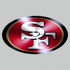 San Francisco 49ers Stainless steel logo custom vinyl decal