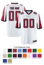 Atlanta Falcons Custom Letter and Number Kits For White Jersey Material Twill