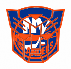 Autobots New York Islanders logo custom vinyl decal