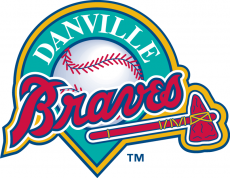 Danville Braves 1993-2009 Primary Logo heat sticker