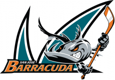 San Jose Barracuda 2015 16-2017 18 Primary Logo heat sticker