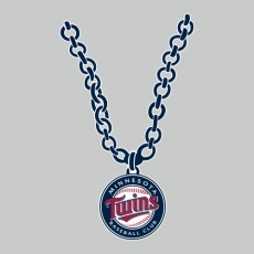 Minnesota Twins Necklace logo heat sticker