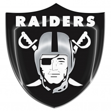 Oakland Raiders Crystal Logo heat sticker