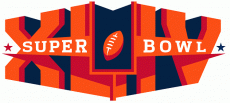 Super Bowl XLIV Logo heat sticker