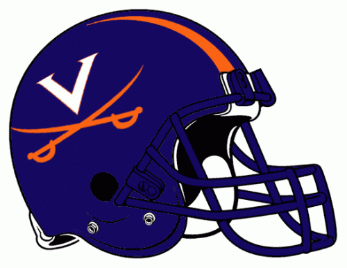 Virginia Cavaliers 2001-Pres Helmet Logo custom vinyl decal