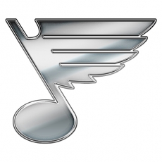 St. Louis Blues Silver Logo heat sticker