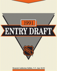 NHL Draft 1990-1991 Logo heat sticker